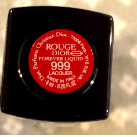 ROUGE DIOR FOREVER LIQUID LACQUER FULL SIZE BRAND NEW RED LIPSTICK CD #999 - Picture 13 of 13